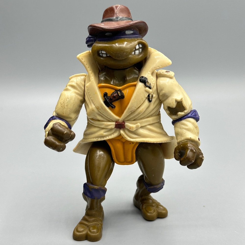 TMNT Undercover Don Action Figure Donatello Vintage Ninja Turtles 1990 Playmates